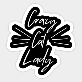 Crazy Cat Lady Sticker